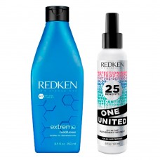Redken One United + Extreme Conditioner- Leave-in + Condicionador Kit Redken One United + Extreme Conditioner- Leave-in + Condicionador Kit