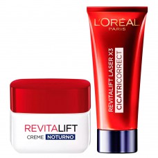 L'oréal Paris Revitalift Laser X3 + Revitalift Noite Kit - Creme Antirrugas + Rejuvenescedor Facial Kit L'oréal Paris Revitalift Laser X3 + Revitalift Noite Kit - Creme Antirrugas + Rejuvenescedor Facial Kit