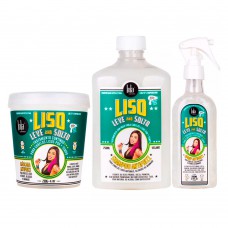 Lola Cosmetics Liso Leve And Solto Kit - Shampoo + Máscara + Spray Kit Lola Cosmetics Liso Leve And Solto Kit - Shampoo + Máscara + Spray Kit