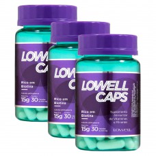 Lowell Caps Kit - Cápsulas De Crescimento X3 Kit Lowell Caps Kit - Cápsulas De Crescimento X3 Kit