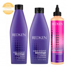 Redken Color Extend Blondage Kit - Shampoo + Condicionador + Tratamento Kit Redken Color Extend Blondage Kit - Shampoo + Condicionador + Tratamento Kit