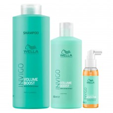 Wella Professionals Volume Booster Kit - Shampoo + Máscara + Sérum Kit Wella Professionals Volume Booster Kit - Shampoo + Máscara + Sérum Kit