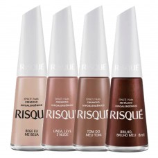 Risqué Coleção Nudes Kit - Esmaltes Kit