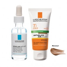 La Roche Posay Effaclar + Anthelios Kit - Sérum Facial + Protetor Solar Morena + Kit
