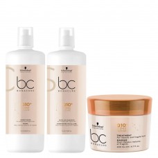 Schwarzkopf Bc Q10+ Time Restore Kit - Sh + Cond + Máscara Kit Schwarzkopf Bc Q10+ Time Restore Kit - Sh + Cond + Máscara Kit