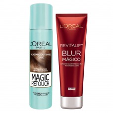 L’oréal Paris Magic Blur Kit - Corretivo Castanho Claro + Aperfeiçoador Kit L’oréal Paris Magic Blur Kit - Corretivo Castanho Claro + Aperfeiçoador Kit