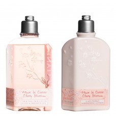 L’occitane En Provence Flor De Cerejeira Kit - Sabonete Líquido + Loção Corporal Kit