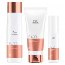 Kit Wella Professionals Fusion - Shampoo + Condicionador + Tratamento Kit Kit Wella Professionals Fusion - Shampoo + Condicionador + Tratamento Kit