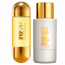 Kit 212 Vip Carolina Herrera - Eau De Parfum + Body Lotion Kit