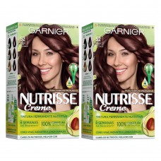 Kit Garnier Nutrisse - Coloração 52 Marrom Açaí Kit