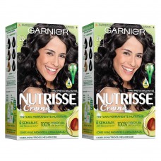 Kit Garnier Nutrisse - Coloração 20 Preto Kit