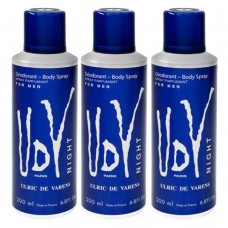 Kit Ulrich De Varens - 3x Body Spray Udv Night Kit