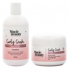 Kit Curly Crush 3b A 4c Magic Beauty - Shampoo + Máscara Kit