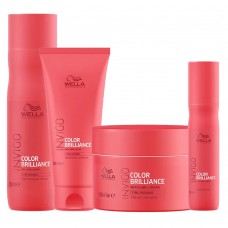 Kit Invigo Color Brilliance Wella - Shampooo + Condicionador + Máscara + Leave-in Kit Kit Invigo Color Brilliance Wella - Shampooo + Condicionador + Máscara + Leave-in Kit
