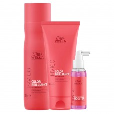 Kit Invigo Color Brilliance Wella - Shampooo + Condicionador + Booster Kit Kit Invigo Color Brilliance Wella - Shampooo + Condicionador + Booster Kit