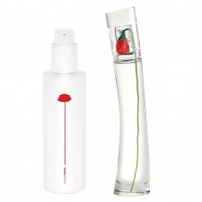 Kit Flower Refilável By Kenzo Eau De Parfum - Perfume Feminino 30ml + Loção Hidratante Kit