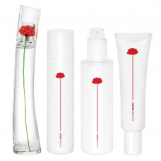 Kit Flower Refilável By Kenzo Eau De Parfum - Perfume Feminino 100ml + Bruma + Hidratante + Creme Para Mãos Kit