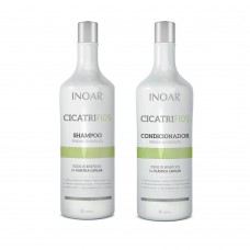 Inoar Cicatrifios Kit - Shampoo 1l + Condicionador 1l Kit Inoar Cicatrifios Kit - Shampoo 1l + Condicionador 1l Kit