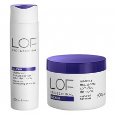 Lof Professional Matizador Kit – Shampoo 300ml + Máscara 300g Kit