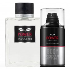 Antonio Banderas Power Of Sedution Kit - Perfume Masculino 200ml Edt + Body Spray 250ml Kit