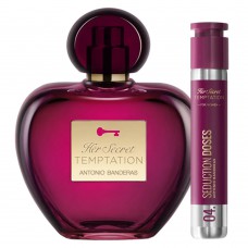 Antonio Banderas Her Secret Temptation Kit - Perfume Feminino 80ml Edt + Perfume Feminino Dose 30ml Edt Kit