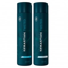 Kit Twisted Elastic Detangler Sebastian - Shampoo + Condicionador Kit