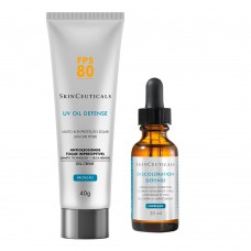 Skinceuticals Discoloration Defense + Uv Oil Defense Fps 80 Kit - Sérum + Protetor Solar Kit