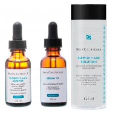 Skinceuticals Kit - Tônico Facial 125ml + Rejuvenescedor Facial 30ml + Tratamento Antiacne 30ml Kit