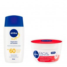 Nivea Cuidados Faciais Kit – Creme Antissinais + Protetor Solar Facial Kit