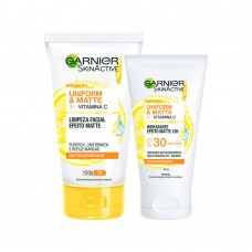 Garnier Skin Cuidados Faciais Kit – Hidratante Facial + Limpeza Facial Kit