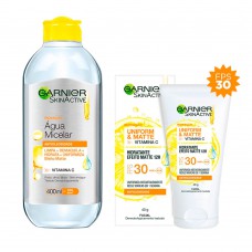 Garnier Skin Cuidados Faciais Anti-oleosidade Kit – Água Micelar + Hidratante Facial Matte Kit