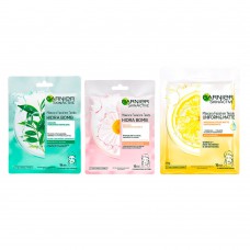 Garnier Skin Máscaras Faciais Kit – Calmante + Matificante + Vitamina C Kit Garnier Skin Máscaras Faciais Kit – Calmante + Matificante + Vitamina C Kit