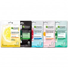 Garnier Skin Máscaras Faciais Kit - Calmante + Detox + Matificante + Revitalizante + Vitamina C Kit Garnier Skin Máscaras Faciais Kit - Calmante + Detox + Matificante + Revitalizante + Vitamina C Kit