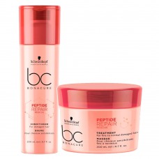 Schwarzkopf Micellar Peptide Repair Rescue Kit - Condicionador + Máscara Kit Schwarzkopf Micellar Peptide Repair Rescue Kit - Condicionador + Máscara Kit