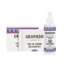 Granado Terrapeutics Lavanda Kit - Sais De Banho + Óleo Corporal Kit Granado Terrapeutics Lavanda Kit - Sais De Banho + Óleo Corporal Kit