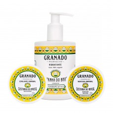 Granado Castanha Do Brasil Kit - Esfoliante + Hidratante + Manteiga Corporal Kit Granado Castanha Do Brasil Kit - Esfoliante + Hidratante + Manteiga Corporal Kit