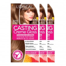 L'oréal Paris Coloração Casting Creme Gloss Kit - 700 Louro Natural Kit