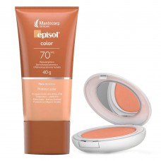 Episol Mantecorp Skincare Morena Kit - Pó Compacto Fps50 + Protetor Solar Fps70 Kit