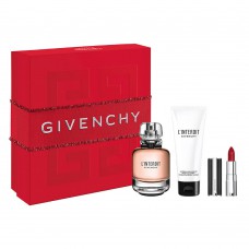 Givenchy L’interdit Kit – Perfume Feminino Edp + Loção Corporal + Miniatura Batom Kit