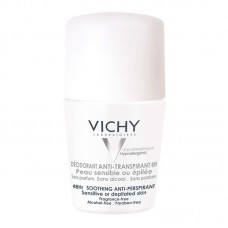 Desodorante 48h Vichy - Desodorante Roll-on Para Peles Muito Sensíveis Ou Depiladas 50ml