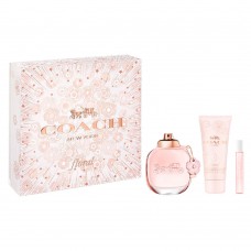 Coach Floral Kit - Eau De Parfum + Loção Corporal + Travel Size Kit