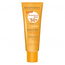 Photoderm Max Aquafluide Fps50 Bioderma - Protetor Solar Com Cor Dourado