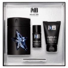 Mugler A Men Kit - Perfume Edt + Shampoo Para Cabelo E Corpo + Desodorante Kit