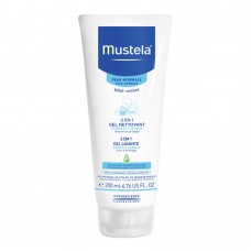 Gel De Banho 2 Em 1 Mustela Cabelo E Corpo 200ml