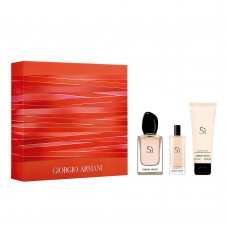 Sì Giorgio Armani Kit – Perfume Feminino Edp + Travel Size + Leite Corporal Kit