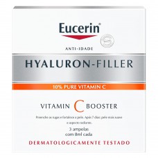 Sérum Antienvelhecimento Eucerin Hyaluron-filler Vitamin C Booster 3x8ml