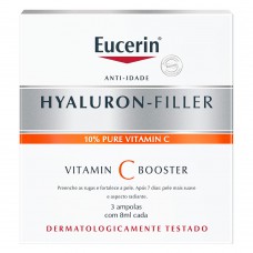Sérum Antienvelhecimento Eucerin Hyaluron-filler Vitamin C Booster 3x8ml