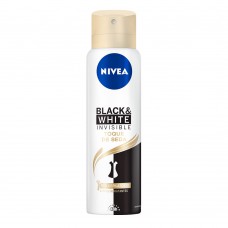 Desodorante Aerosol Nívea Feminino - Nivea Black E White Toque De Seda 150ml