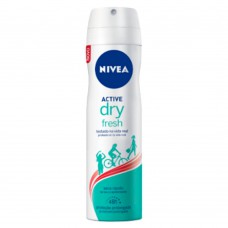 Desodorante Aerosol Nívea Feminino - Active Dry Fresh 150ml