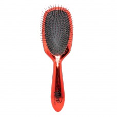 Escova De Cabelo Wetbrush Tangle Cromada Vermelha Vermelha